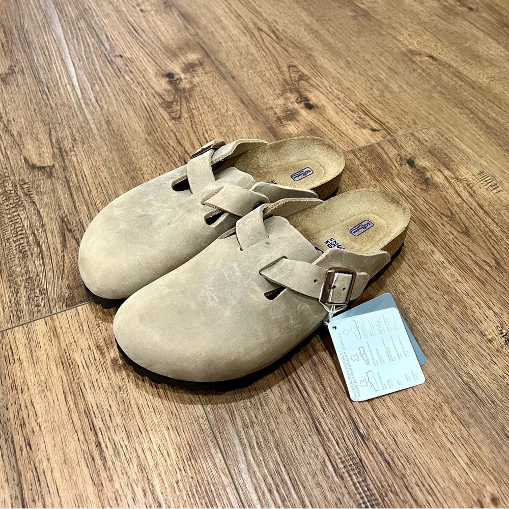 Birkenstock Boston Clogs -  Tobacco - Size 39 (Women’s 8, Men’s 6)